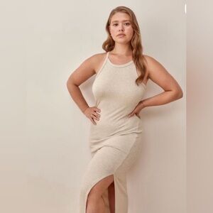 Reformation Ribbed Jael Dress